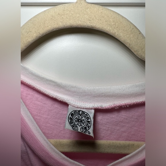 CHROME HEARTS VINTAGE LONG SLEEVE SIZE L PINK - Picture 3 of 7